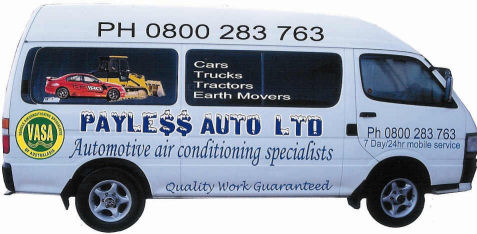 Mobile auto air conditioning service